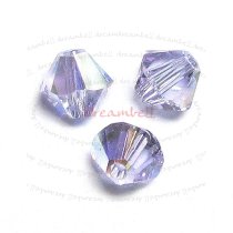 24 x Swarovski Elements Xilion Crystal Bead 5328 Violet AB 6mm