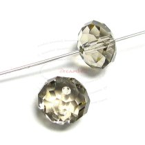 6x Swarovski Crystal Elements 5040 Briolette Bead Rondelle Spacer Greige 6mm