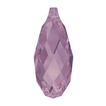 2x Swarovski Elements Crystal Teardrop Briolette 6010 Cyclamen Opal 11mmx5.5mm