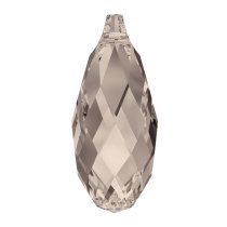 2x Swarovski Elements Crystal Teardrop Briolette 6010 Greige 11mmx5.5mm