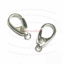 1x Sterling Silver Oval Lobster Clasp bead 7.5mm x 13mm