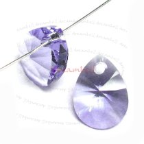 6x Swarovski Crystal 6128 Xilion Mini Pear Pendant Charm Tanzanite 8mm