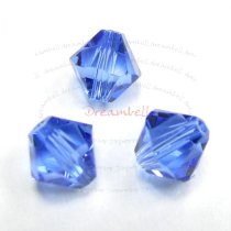 12x Swarovski Elements Xilion Crystal 5328 Sapphire 8mm