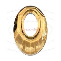 1X SWAROVSKI CRYSTAL 6040 HELIOS Pendant Golden Shadow 40mm