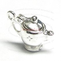 1x Sterling silver Teapot Magic Lamp Pendant Dangle Charm 14.5mm
