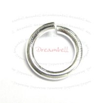 4x Sterling Silver Open Jump Rings Wire 15ga 8mm (HEAVY) 15 Gauge