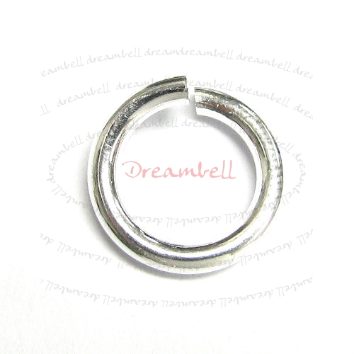4x Sterling Silver Open Jump Rings Wire 15ga 8mm (HEAVY) 15 Gauge
