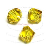 24x Swarovski Elements Crystal 5328 Xilion 6mm Bead Sunflower