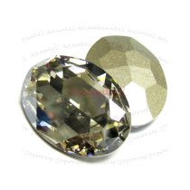 1x Swarovski Elements Oval Cabochon Stone Crystal 4127 Silver Shade 30mm x 22mm