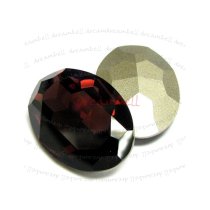 1x Swarovski Elements Oval Cabochon Stone Crystal 4127 Burgundy 30mm x 22mm
