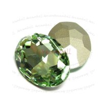 1x Swarovski Elements Oval Cabochon Stone Crystal 4127 Chrysolite 30mm x 22mm