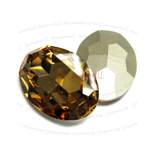 1x Swarovski Elements Oval Cabochon Stone Crystal 4127 Light Colorado Topaz 30mm x 22mm