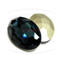 1x Swarovski Elements Oval Cabochon Stone Crystal 4127 Montana 30mm x 22mm