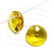 24x Swarovski Crystal 6428 Xilion Rivoli Pendant Charm Sunflower 6mm