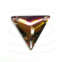 Swarovski Elements Crystal 3270 Vitrail Medium Sew-on Triangle 22mm