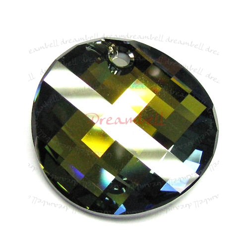 1x SWAROVSKI CRYSTAL 6621 TABAC P TWIST PENDANT 28mm NEW
