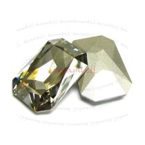 1x Swarovski Elements Octagon Cabochon Stone Crystal 4627 Silver Shade 27mm x 18.5mm