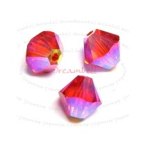 12 Swarovski Elements Xilion Crystal 5328 Hyacinth AB 2x 6mm