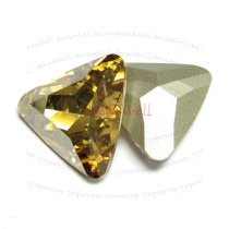 1x Swarovski Elements Triangular Cabochon Stone Crystal 4727 Golden Shadow 23mm