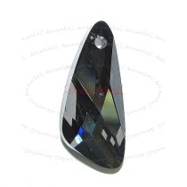 1 SWAROVSKI Crystal 6690 Wing Pendant Silver Night 27mm