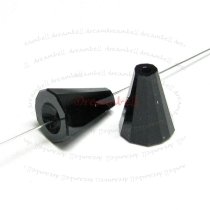 2x Swarovski Elements Crystal 5540 Artemis Beads 12mm Jet Black