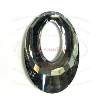 1X SWAROVSKI CRYSTAL 6040 HELIOS Pendant Silver Night 20mm