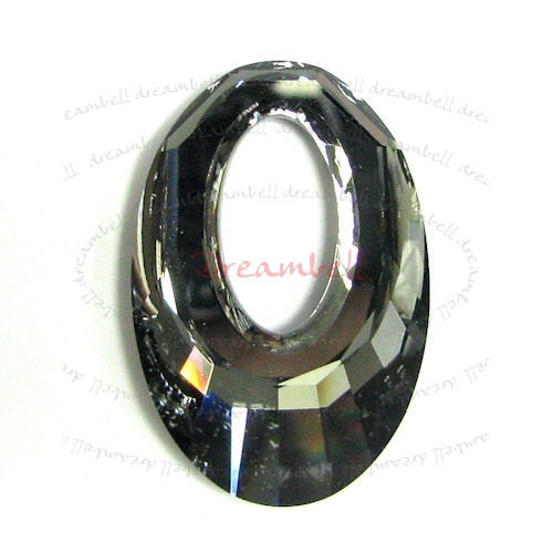 1X SWAROVSKI CRYSTAL 6040 HELIOS Pendant Silver Night 20mm