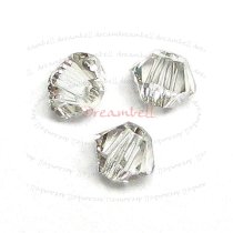 72x Swarovski Elements Xilion Crystal 5328 Silver Shade 3mm