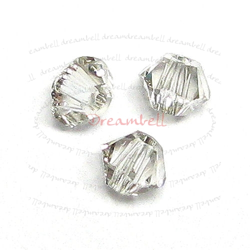 72x Swarovski Elements Xilion Crystal 5328 Silver Shade 3mm