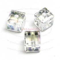 6x Swarovski Elements Crystal Cube Bead 5601 Moonlight 4mm
