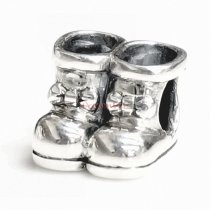 Sterling silver Lady Boot Shoe Bead for European Charm Bracelets