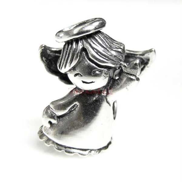 Sterling silver Dancing Angel Bead for European Charm Bracelets