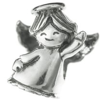 Sterling silver Dancing Angel Bead for European Charm Bracelets
