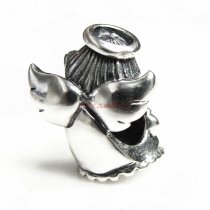Sterling silver Dancing Angel Bead for European Charm Bracelets