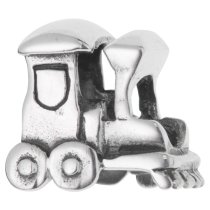 Sterling silver Train Engine Bead for European Charm Bracelets