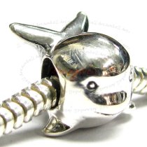 Sterling silver Cute Whale Bead for European Charm Bracelets
