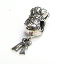 Sterling silver Prince Dangle Screw On Bead for European Charm Bracelets