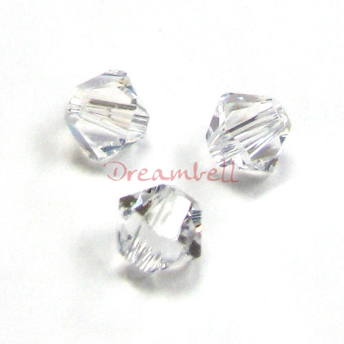 24 Swarovski Elements Xilion Crystal 5328 / 5301 Moonlight AB 6mm