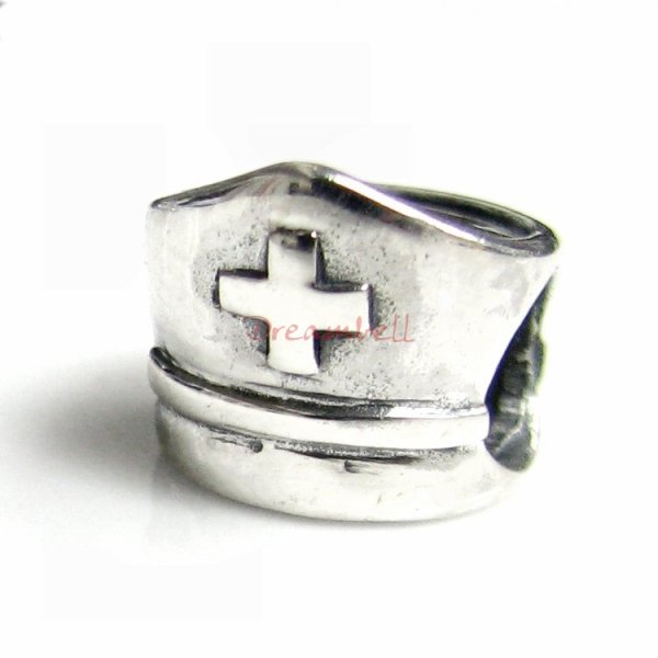Sterling silver Nurse Cap Bead for European Charm Bracelets