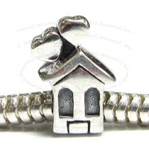 Sterling silver Love Full House Bead for European Charm Bracelets