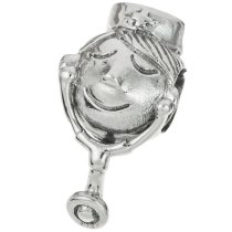 Sterling silver Attentive Nurse Bead for European Charm Bracelets