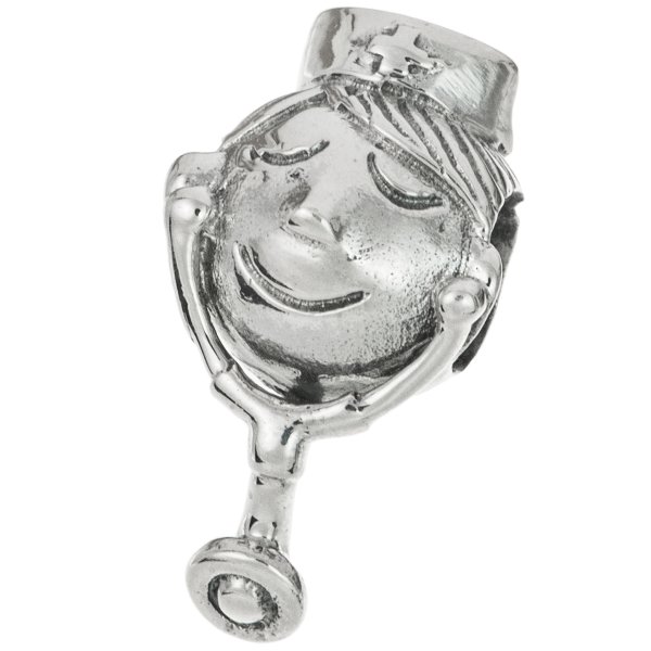 Sterling silver Attentive Nurse Bead for European Charm Bracelets