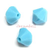 24 x Swarovski Elements Xilion Crystal 5328 Turquoise 4mm