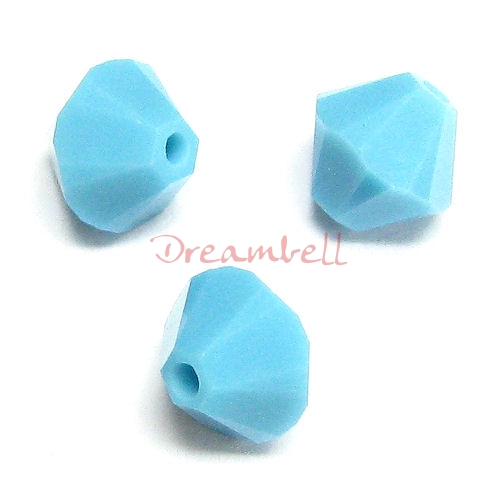 24 x Swarovski Elements Xilion Crystal 5328 Turquoise 4mm