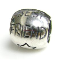 Sterling silver Star Best Friend Bead for European Charm Bracelets