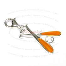 STERLING SILVER baseball Bat Sport Eamel Dangle CHARM Pendant for European Bracelet