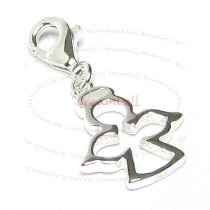 STERLING SILVER Little Angel Dangle CHARM Pendant for European Style Clip on Charm