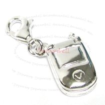 STERLING SILVER Mobile Cellular Phone Dangle CHARM Pendant for European Style Clip on Charm