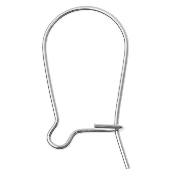 10x Sterling Silver KIDNEY EARWIE EAR WIRE EARRING HOOK