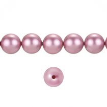 50x Swarovski Crystal Pearls 5810 Round Powder Rose 6mm